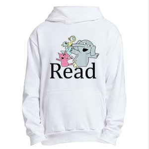 Funny Library Teacher Read Book Club Piggie Elephant Pigeons Urban Pullover Hoodie