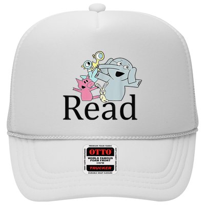 Funny Library Teacher Read Book Club Piggie Elephant Pigeons Trucker Hat
