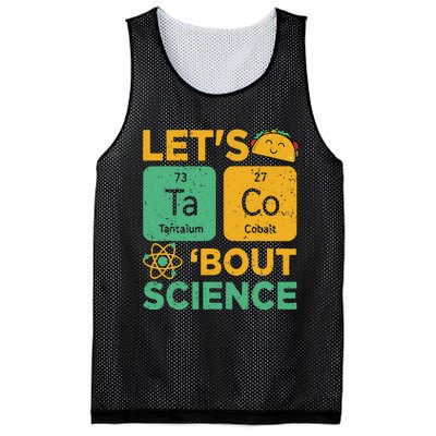 Funny Lets Tacos Bout Scienceshirt Scientist Teacher Mesh Reversible Basketball Jersey Tank