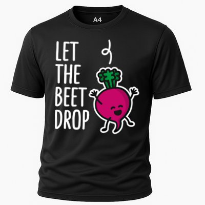 Funny Let The Beet Drop Beat Drop Joke Dj Funny Gift Beetroot Pun Gift Performance Shirt