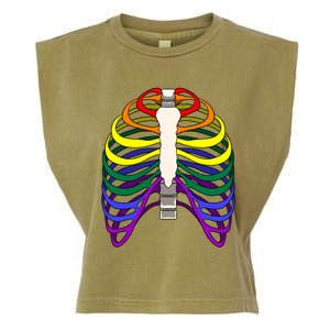 Funny Lgbtq To The Bones Gift Garment-Dyed Women's Muscle Tee