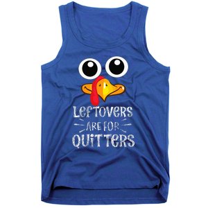 Funny Leftovers Turkey Matching Family Thanksgiving Outfit Tank Top