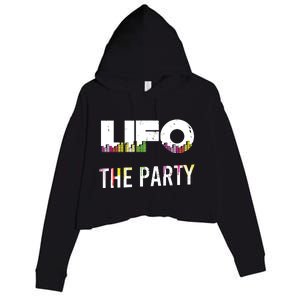 Funny LIFO The Party CPA Accounting Major T Crop Fleece Hoodie