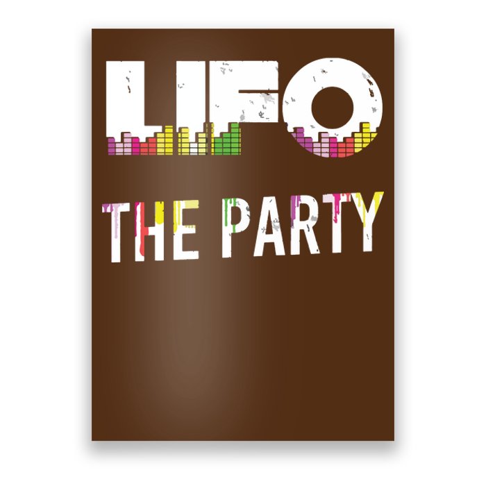 Funny LIFO The Party CPA Accounting Major T Poster