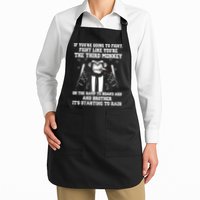 Fight Like The Third Monkey On Noah's Ark Apron