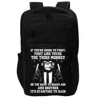 Fight Like The Third Monkey On Noah's Ark Impact Tech Backpack