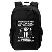 Fight Like The Third Monkey On Noah's Ark Daily Commute Backpack