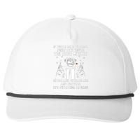 Fight Like The Third Monkey On Noah's Ark Snapback Five-Panel Rope Hat