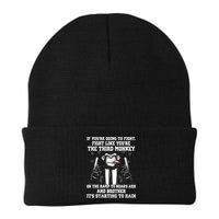 Fight Like The Third Monkey On Noah's Ark Beanie