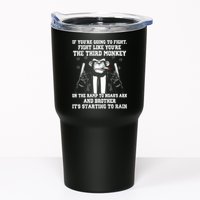 Fight Like The Third Monkey On Noah's Ark Tumbler