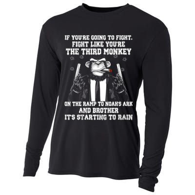 Fight Like The Third Monkey On Noah's Ark Cooling Performance Long Sleeve Crew