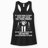 Fight Like The Third Monkey On Noah's Ark Womens Tank Top