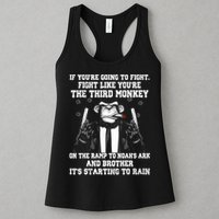 Fight Like The Third Monkey On Noah's Ark Womens Tank Top