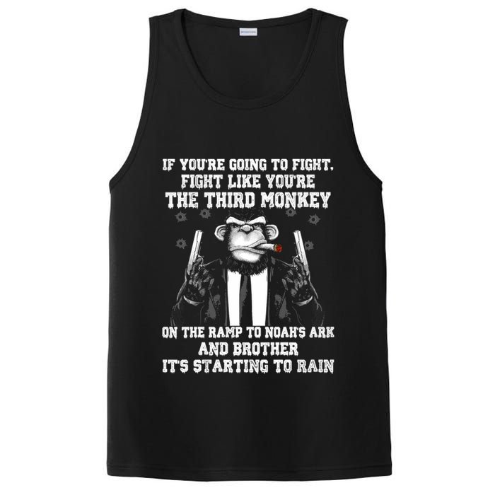 Fight Like The Third Monkey On Noah's Ark PosiCharge Competitor Tank