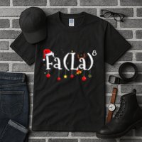 FA (LA)8 To the Eighth Power Equation  Tall T-Shirt