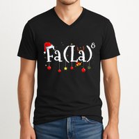 FA (LA)8 To the Eighth Power Equation  V-Neck T-Shirt