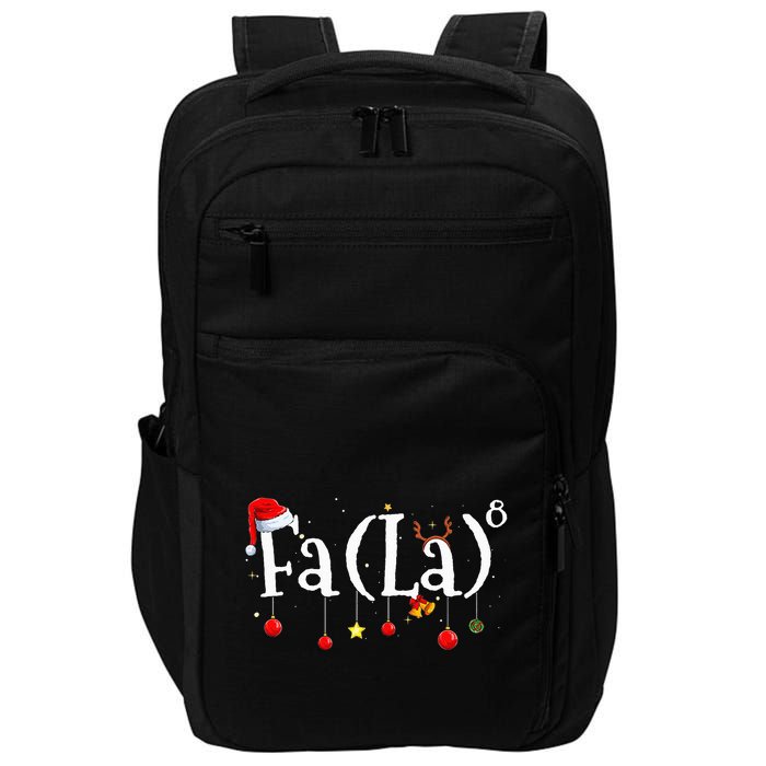 FA (LA)8 To the Eighth Power Equation  Impact Tech Backpack