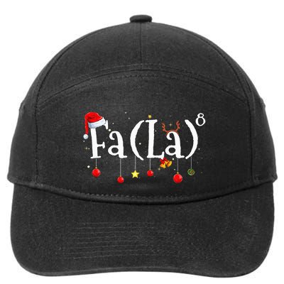 FA (LA)8 To the Eighth Power Equation  7-Panel Snapback Hat