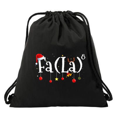 FA (LA)8 To the Eighth Power Equation  Drawstring Bag
