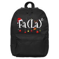 FA (LA)8 To the Eighth Power Equation  16 in Basic Backpack