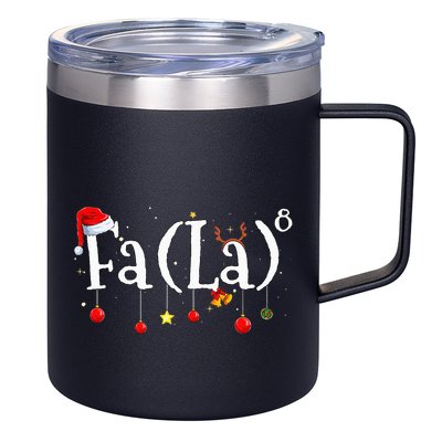 FA (LA)8 To the Eighth Power Equation  12oz Stainless Steel Coffee Mug