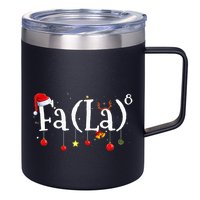 FA (LA)8 To the Eighth Power Equation  12oz Stainless Steel Coffee Mug