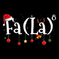FA (LA)8 To the Eighth Power Equation  Poster