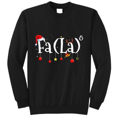 FA (LA)8 To the Eighth Power Equation  Tall Sweatshirt