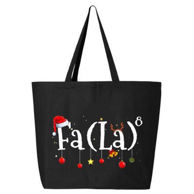 FA (LA)8 To the Eighth Power Equation  25L Jumbo Tote