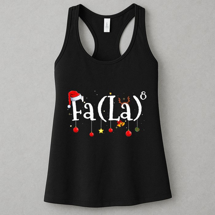 FA (LA)8 To the Eighth Power Equation  Womens Tank Top