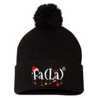 FA (LA)8 To the Eighth Power Equation  Pom Pom 12in Knit Beanie