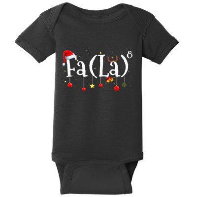 FA (LA)8 To the Eighth Power Equation  Baby Bodysuit