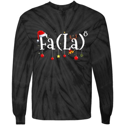 FA (LA)8 To the Eighth Power Equation  Tie-Dye Long Sleeve Shirt