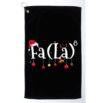 FA (LA)8 To the Eighth Power Equation  Golf Towel