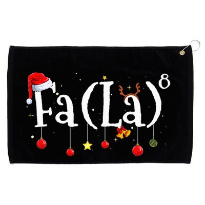 FA (LA)8 To the Eighth Power Equation  Grommeted Golf Towel