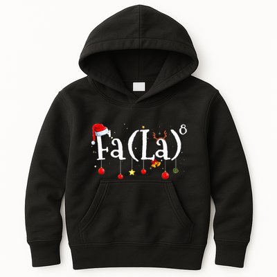 FA (LA)8 To the Eighth Power Equation  Kids Hoodie