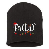 FA (LA)8 To the Eighth Power Equation  Short Acrylic Beanie