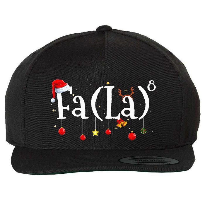 FA (LA)8 To the Eighth Power Equation  Wool Snapback Cap