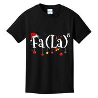 FA (LA)8 To the Eighth Power Equation  Kids T-Shirt