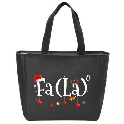 FA (LA)8 To the Eighth Power Equation  Zip Tote Bag