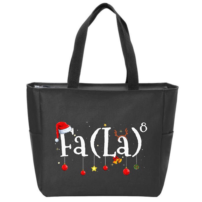 FA (LA)8 To the Eighth Power Equation  Zip Tote Bag