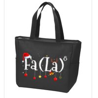 FA (LA)8 To the Eighth Power Equation  Zip Tote Bag