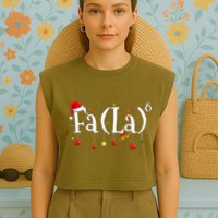 FA (LA)8 To the Eighth Power Equation  Garment-Dyed Women's Muscle Tee