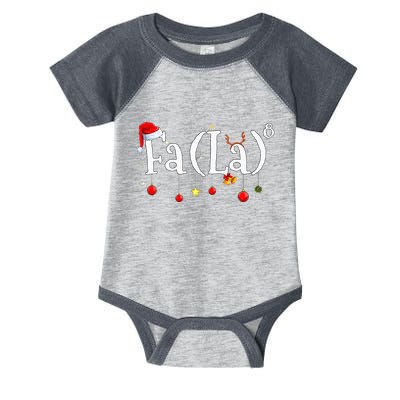 FA (LA)8 To the Eighth Power Equation  Infant Baby Jersey Bodysuit