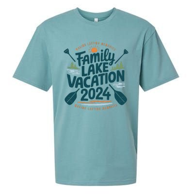 Family Lake Trip 2024 Vacation Love Friend Matching Reunions Sueded Cloud Jersey T-Shirt