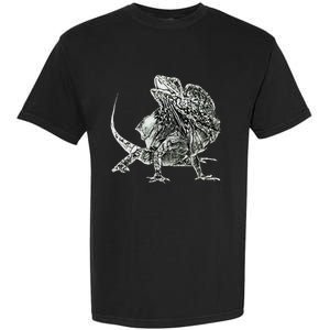 Frilled Lizard Terrarium Motif Reptiles Frilled Lizards Garment-Dyed Heavyweight T-Shirt