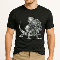 Frilled Lizard Terrarium Motif Reptiles Frilled Lizards Cooling Performance Crew T-Shirt