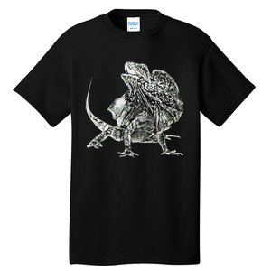 Frilled Lizard Terrarium Motif Reptiles Frilled Lizards Tall T-Shirt