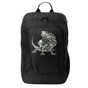 Frilled Lizard Terrarium Motif Reptiles Frilled Lizards City Backpack