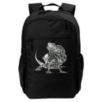 Frilled Lizard Terrarium Motif Reptiles Frilled Lizards Daily Commute Backpack